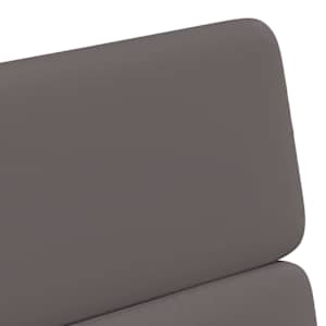Jídelní židle na kolečkách s koly 2 pcs Šedá 58 x 65 x 98 cm - obrázek 8