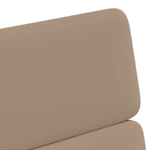 Jídelní židle na kolečkách 2 pcs Cappuccino 58 x 65 x 98 cm - obrázek 8