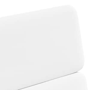 Jídelní židle na kolečkách s koly 2 pcs Bílá 58 x 65 x 98 cm - obrázek 8