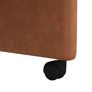 Jídelní židle na kolečkách s koly 2 pcs Hnědá 58 x 67 x 97 cm - obrázek 9