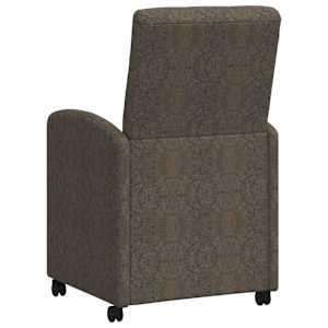 Jídelní židle na kolečkách 2 pcs Tmavě šedá 58 x 67 x 97 cm - obrázek 6