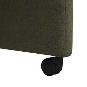 Jídelní židle na kolečkách 2 pcs Armádní zelená 58 x 67 x 97 cm - obrázek 9