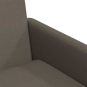 Jídelní židle s koly 2 pcs Světle šedá 57 x 67 x 95 cm Tkanina - obrázek 7