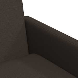 Jídelní židle s koly 2 pcs Tmavě šedá 57 x 67 x 95 cm Tkanina - obrázek 7