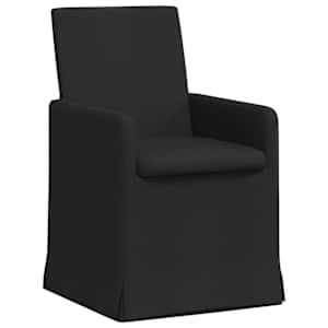 vidaXL S&ouml;&ouml;gitoa Toolid 2 tk kangas Must 57 x 67 x 95 cm