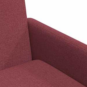 Jídelní židle 2 pcs vínová červená 57 x 67 x 95 cm textil - obrázek 7