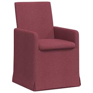 vidaXL S&ouml;&ouml;gitoa Toolid 2 tk kangas Veinipunane 57 x 67 x 95 cm