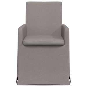 Jídelní židle 2 pcs Taupe 57 x 67 x 95 cm textil - obrázek 4