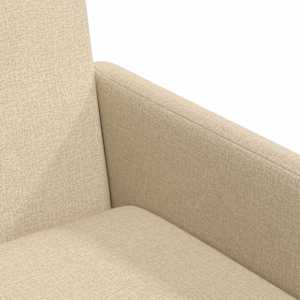 Jídelní židle 2 pcs Krémová 57 x 67 x 95 cm textil - obrázek 7