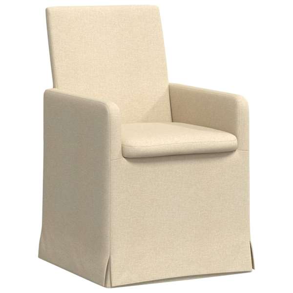 vidaXL S&ouml;&ouml;gitoa Toolid 2 tk kangas cream 57 x 67 x 95 cm