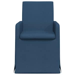 Jídelní židle 2 pcs Modrá 57 x 67 x 95 cm textil - obrázek 4