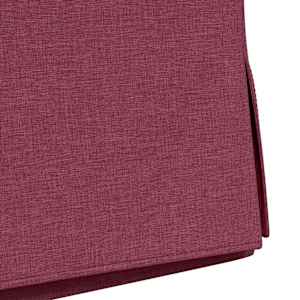 Jídelní židle 2 pcs vínová červená 57 x 67 x 98 cm textil - obrázek 9