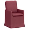 vidaXL S&ouml;&ouml;gitoa Toolid 2 tk kangas Veinipunane 57 x 67 x 98 cm