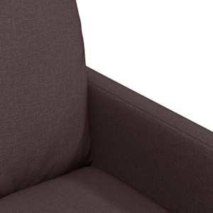Jídelní židle 2 pcs Tmavě hnědá 57 x 67 x 98 cm textil - obrázek 7