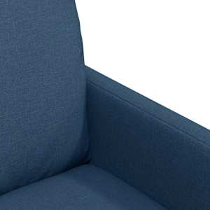 Jídelní židle 2 pcs Modrá 57 x 67 x 98 cm textil - obrázek 7