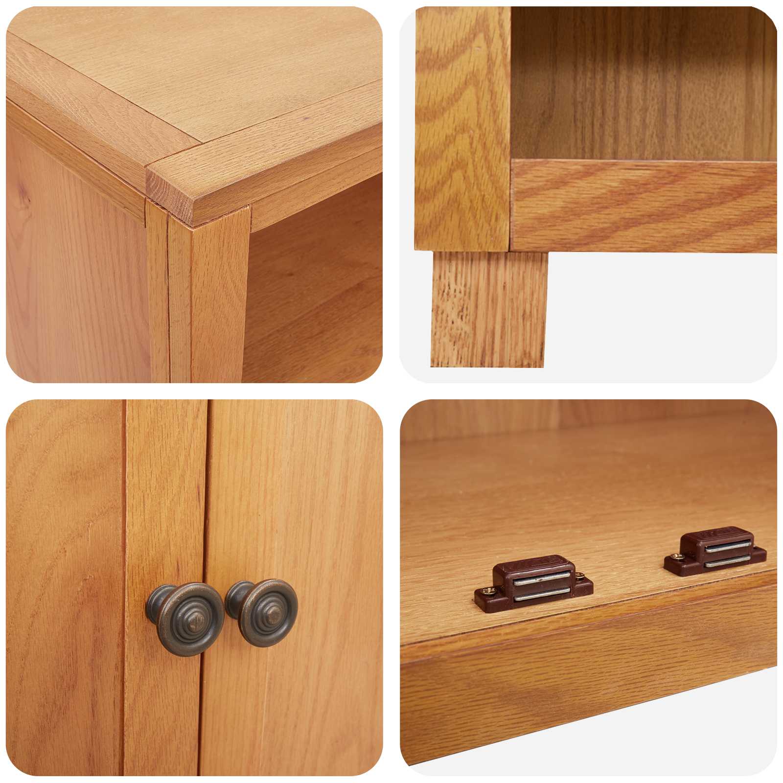 Varastokalustesarja säilytystilassa ovella Ruskea Tekninen puu - Image 10