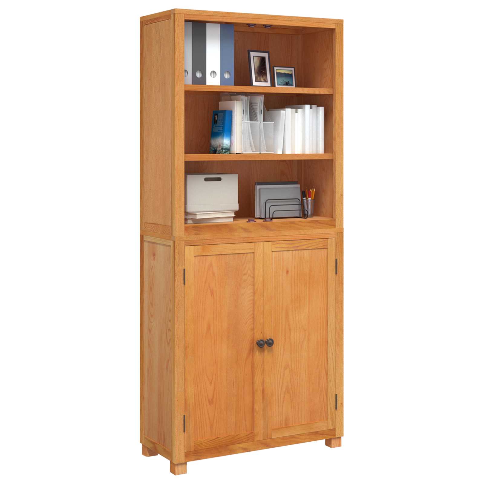 Varastokalustesarja säilytystilassa ovella Ruskea Tekninen puu - Image 3