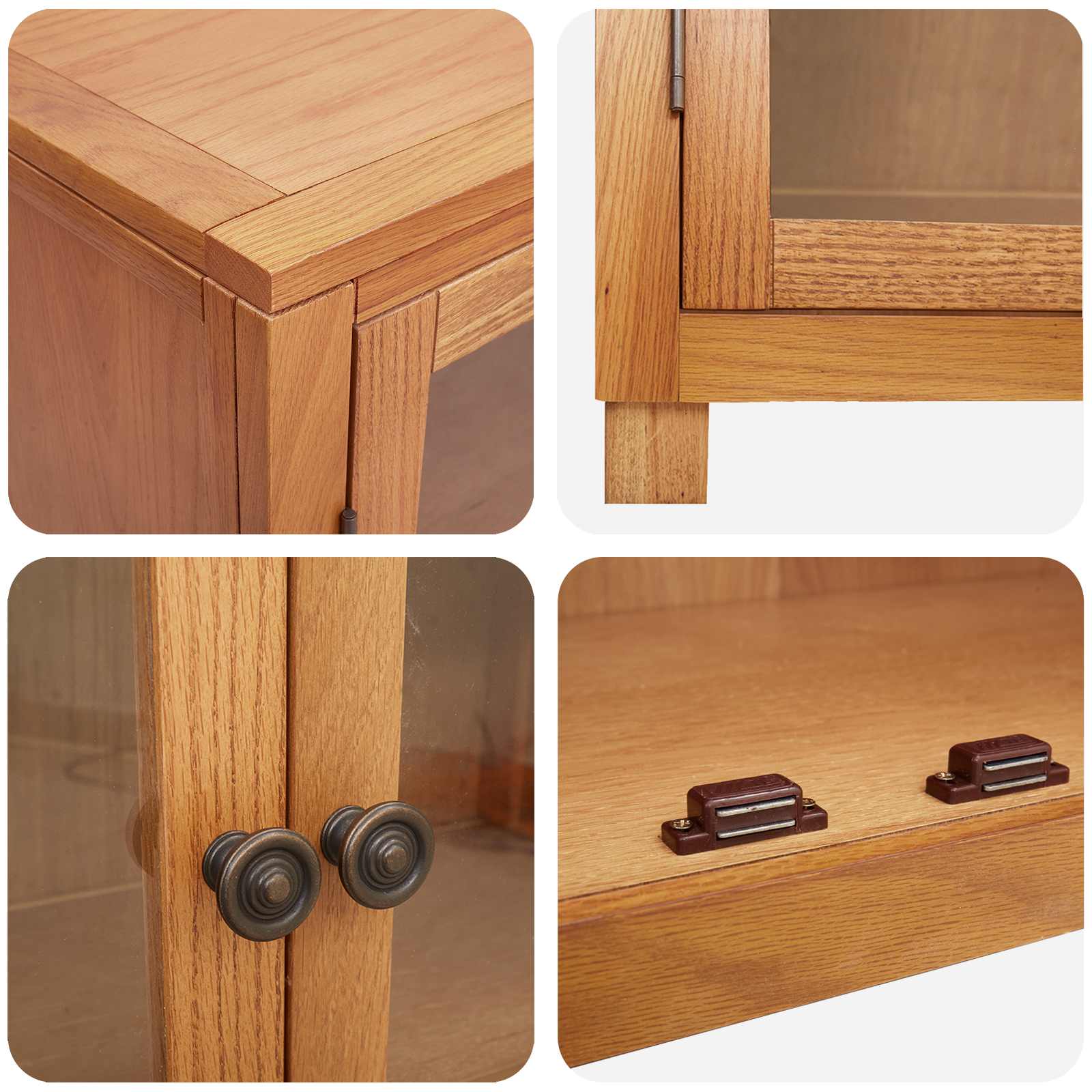 Varastokalustesarja säilytystilassa ovella Ruskea Tekninen puu - Image 9