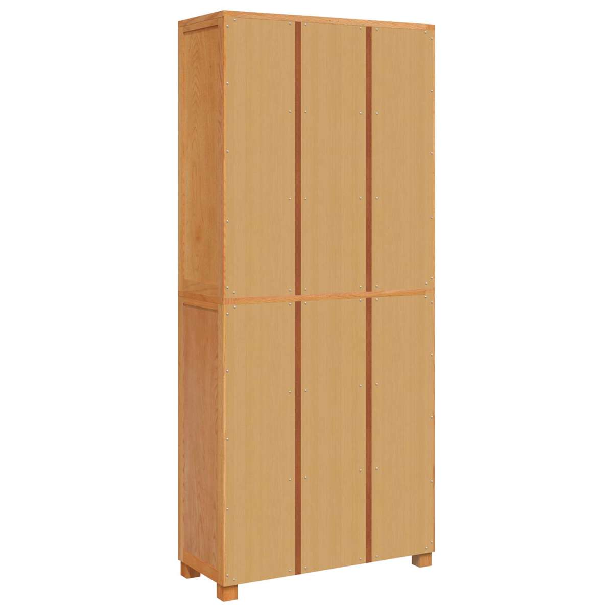 Opbevaringsmøbel Sæt 2 stk. Naturfarvet 80 x 35 x 185 cm - Billede 9