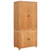vidaXL K&otilde;rvalkappide komplekt uksega 2 tk Pruun 80 x 50 x 180 cm