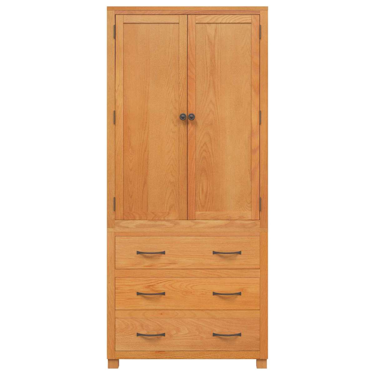 Opbevaringsmøbel Sæt med skuffe 2 stk. Brun 80 x 50 x 180 cm - Billede 7