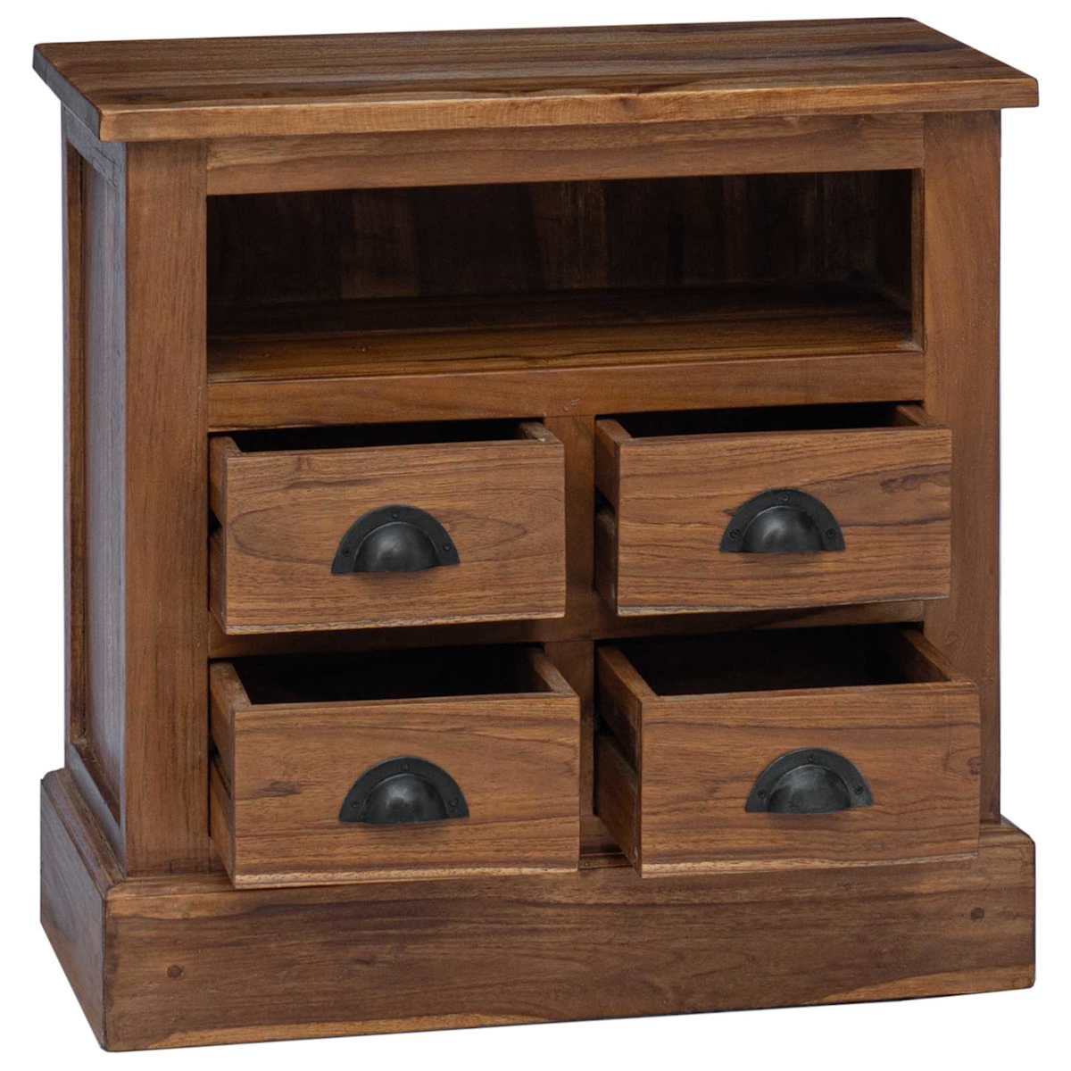 Opbevaringsskab Naturfarvet 60 x 30 x 60 cm Massiv Teaktræ - Billede 5
