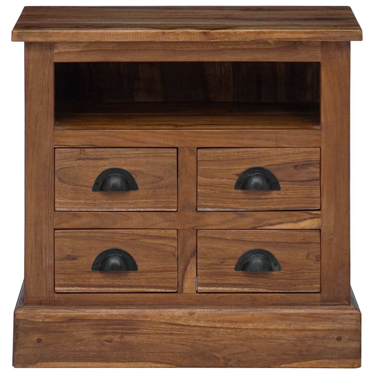 Opbevaringsskab Naturfarvet 60 x 30 x 60 cm Massiv Teaktræ - Billede 6