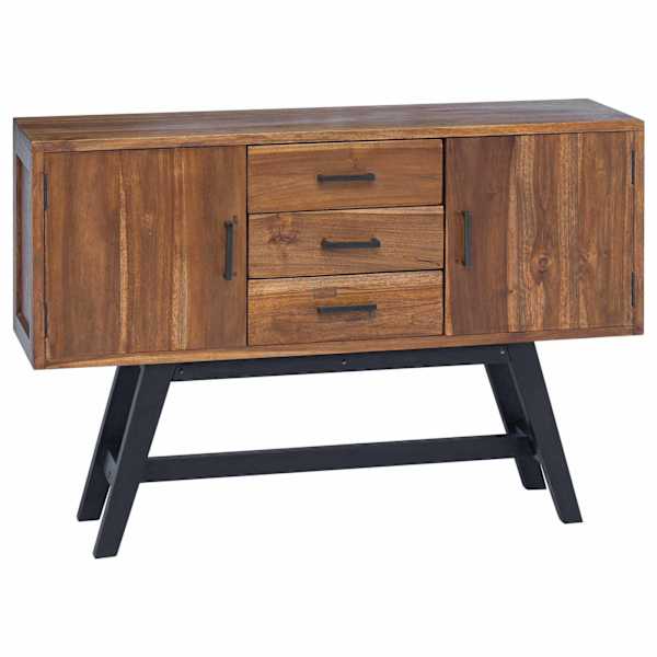vidaXL Telerialus 110 x 30 x 75 cm Neutraalne Tugev teakpuit