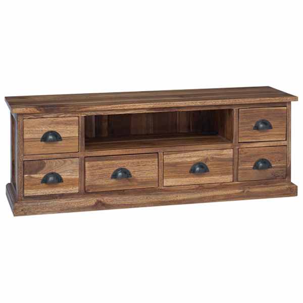 vidaXL Telerialus 110 x 30 x 40 cm Neutraalne Tugev teakpuit
