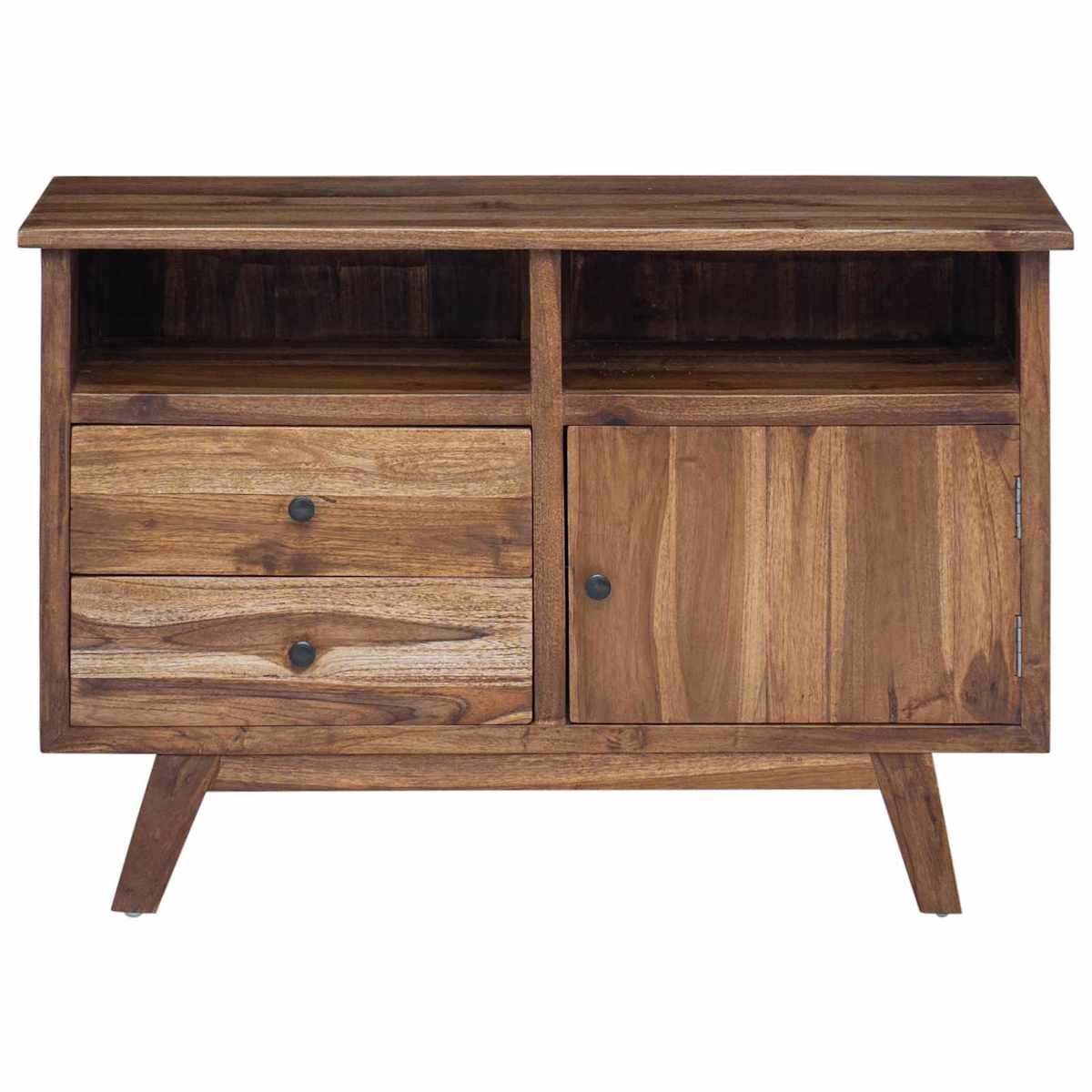 Sideboard Naturfarvet 100 x 30 x 68 cm Massiv Teaktræ - Billede 6