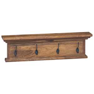 vidaXL Seinale paigaldatav riidepuu Neutraalne 70 x 10 x 20 cm
