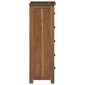 Příborník Přírodní 45 x 35 x 110 cm Pevné teakové dřevo - obrázek 7