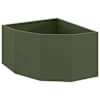 vidaXL Nurgapott Oliiviroheline 60 x 60 x 35 cm Teras