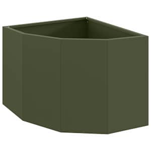 vidaXL Nurgapott Oliiviroheline 45 x 45 x 35 cm Teras