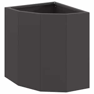 vidaXL Nurgapott Must 30 x 30 x 35 cm Teras
