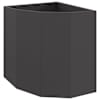 vidaXL Nurgapott Must 45 x 45 x 50 cm Teras