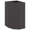 vidaXL Nurgapott Must 30 x 30 x 50 cm Teras