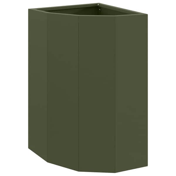 vidaXL Nurgapott Oliiviroheline 30 x 30 x 50 cm Teras
