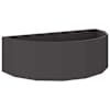 vidaXL Taimekast Must 120 x 60 x 35 cm Teras