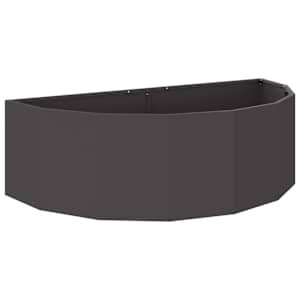 vidaXL Taimekast Must 120 x 60 x 35 cm Teras