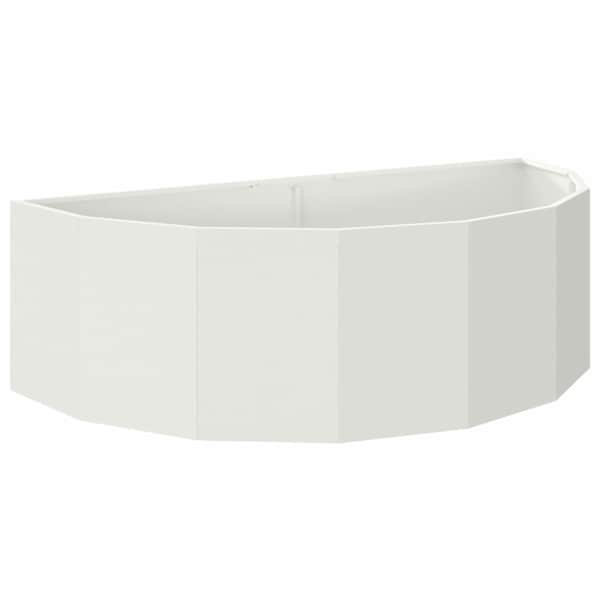 vidaXL Taimekast Valge 120 x 60 x 35 cm Teras