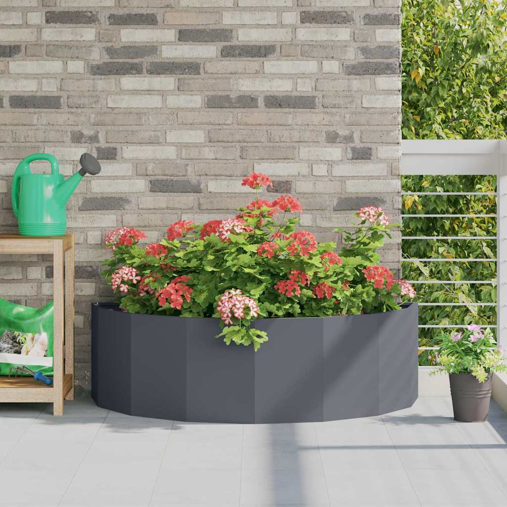 vidaXL Jardinieră Antracit 120 x 60 x 35 cm Oțel