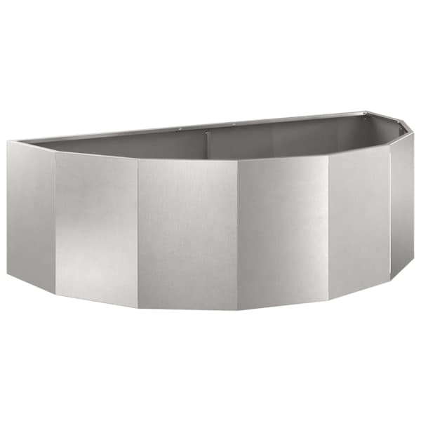 vidaXL Taimekast H&otilde;bedane 120 x 60 x 35 cm Roostevaba teras