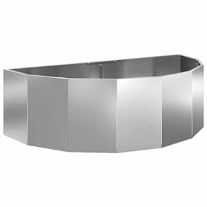 vidaXL Taimekast H&otilde;bedane 120 x 60 x 35 cm Tsinkteras
