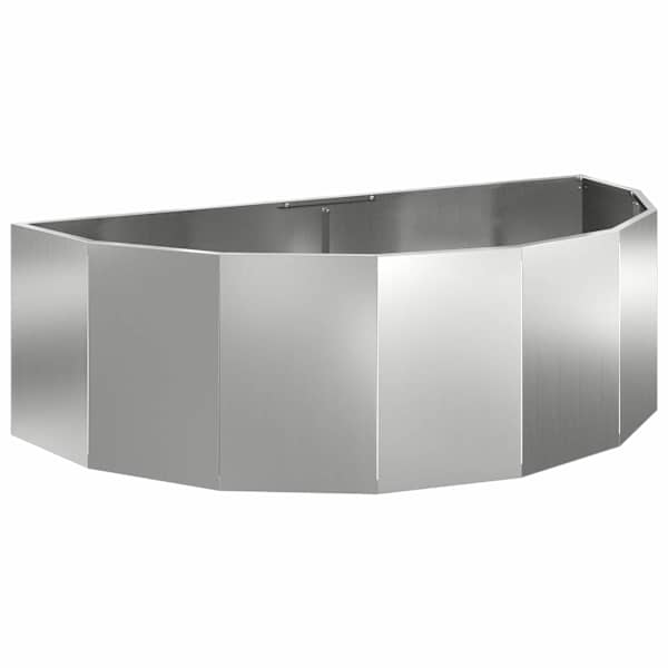 vidaXL Taimekast H&otilde;bedane 120 x 60 x 35 cm Tsinkteras