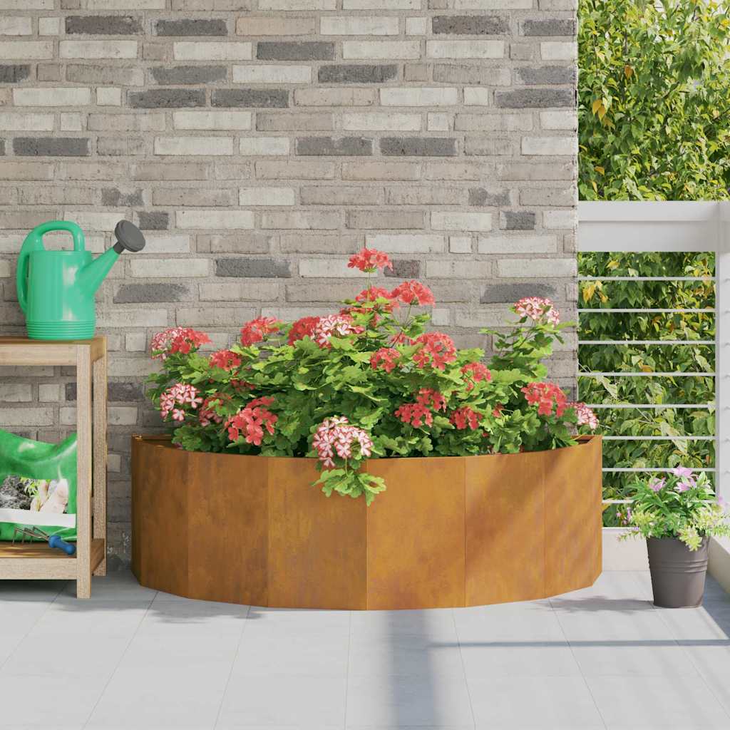 vidaXL Jardinieră Ruginit 120 x 60 x 35 cm