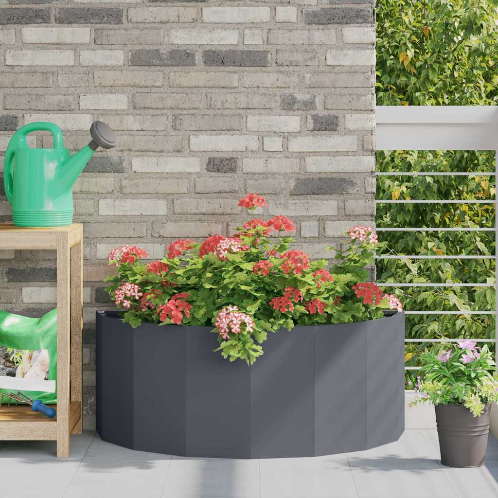 vidaXL Jardinieră Antracit 90 x 45 x 35 cm Oțel