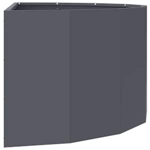 Truhlík Antracit 90 x 45 x 35 cm Ocel - obrázek 6