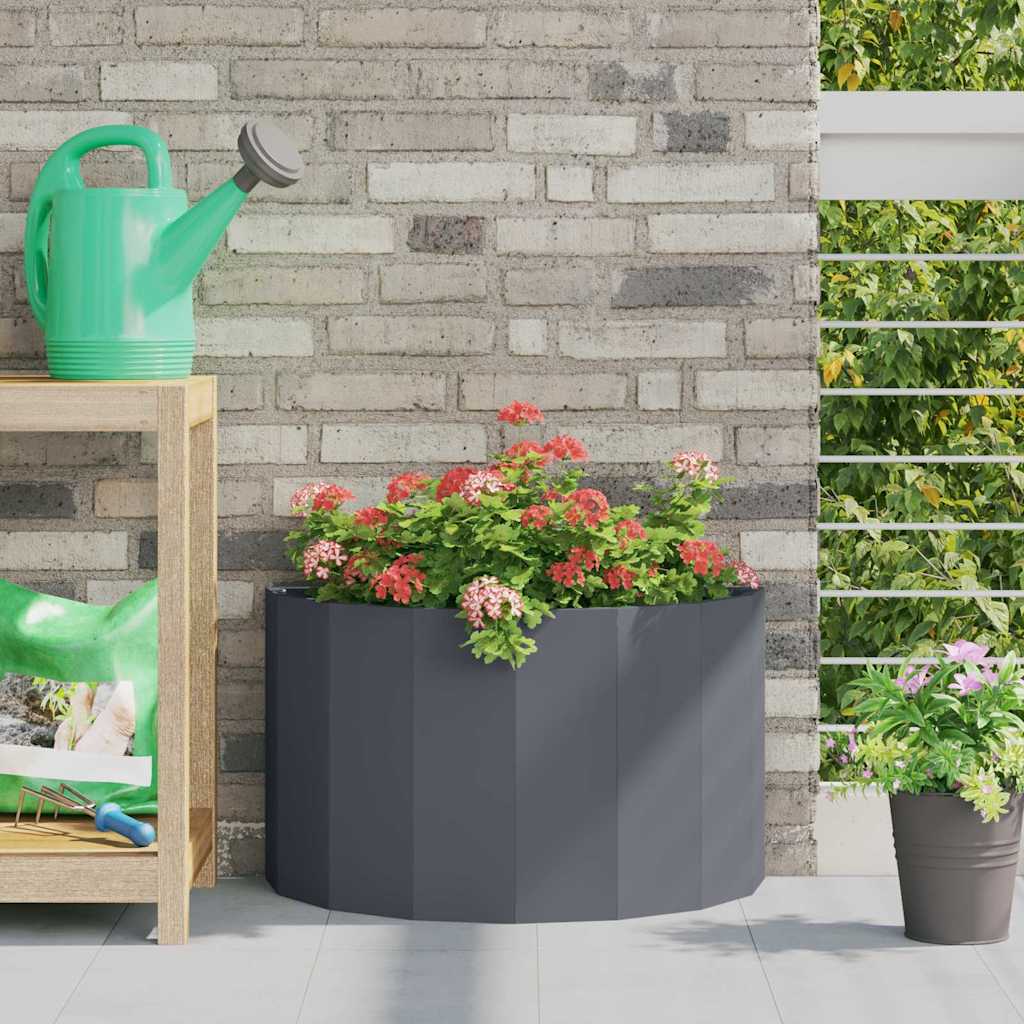 vidaXL Jardinieră Antracit 60 x 30 x 35 cm Oțel