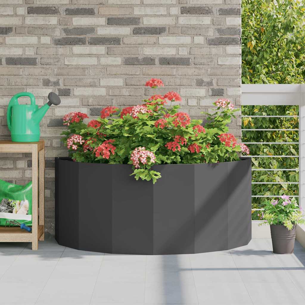 vidaXL Jardinieră Negru 120 x 60 x 50 cm Oțel